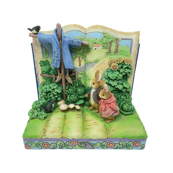 Enesco Jim Shore Peter and Benjamin by Scarecrow St, Figurine, 5.31in H
