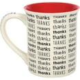 thumbnail image 1 of Enesco Our Name Is Mud A Million Thanks Glitter Mug, 1 of 3