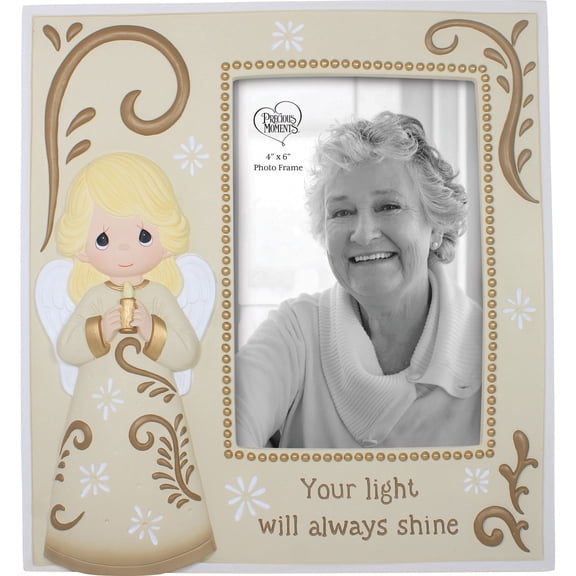 Enesco Precious Moments Bereavement Angel Picture Frame, Multicolor 9in H