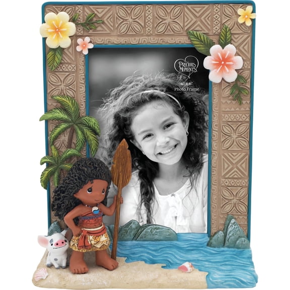 Enesco Precious Moments Disney Moana Photo Frame 8in H