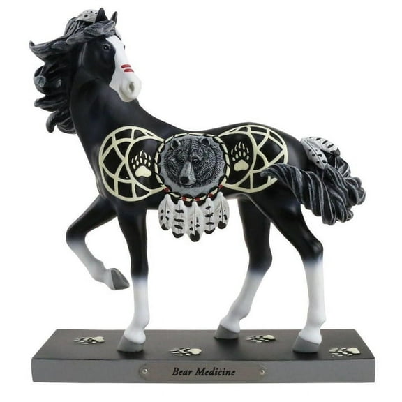 Enesco Trail of Painted Ponies Bear Medicine, Figurine, 7.25in H