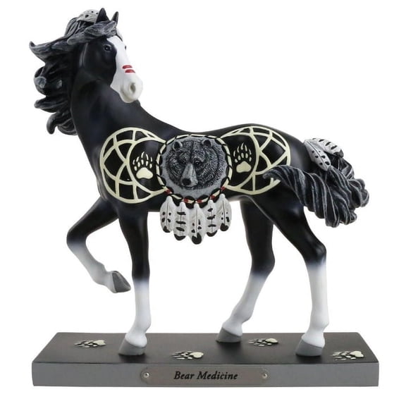 Enesco Trail of Painted Ponies Bear Medicine, Figurine, 7.25in H