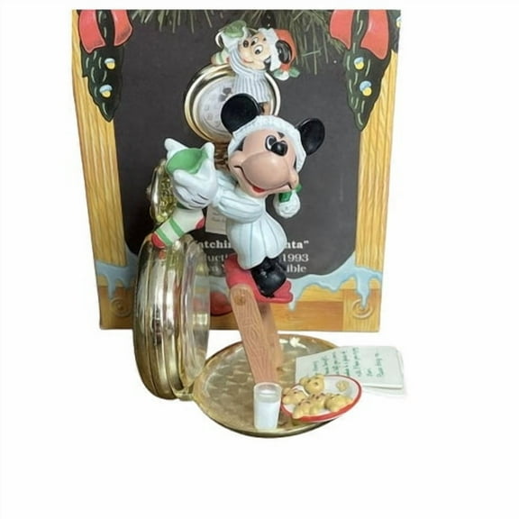 Enesco Treasury of Christmas Ornaments - Watching for Santa - Mickey Mouse