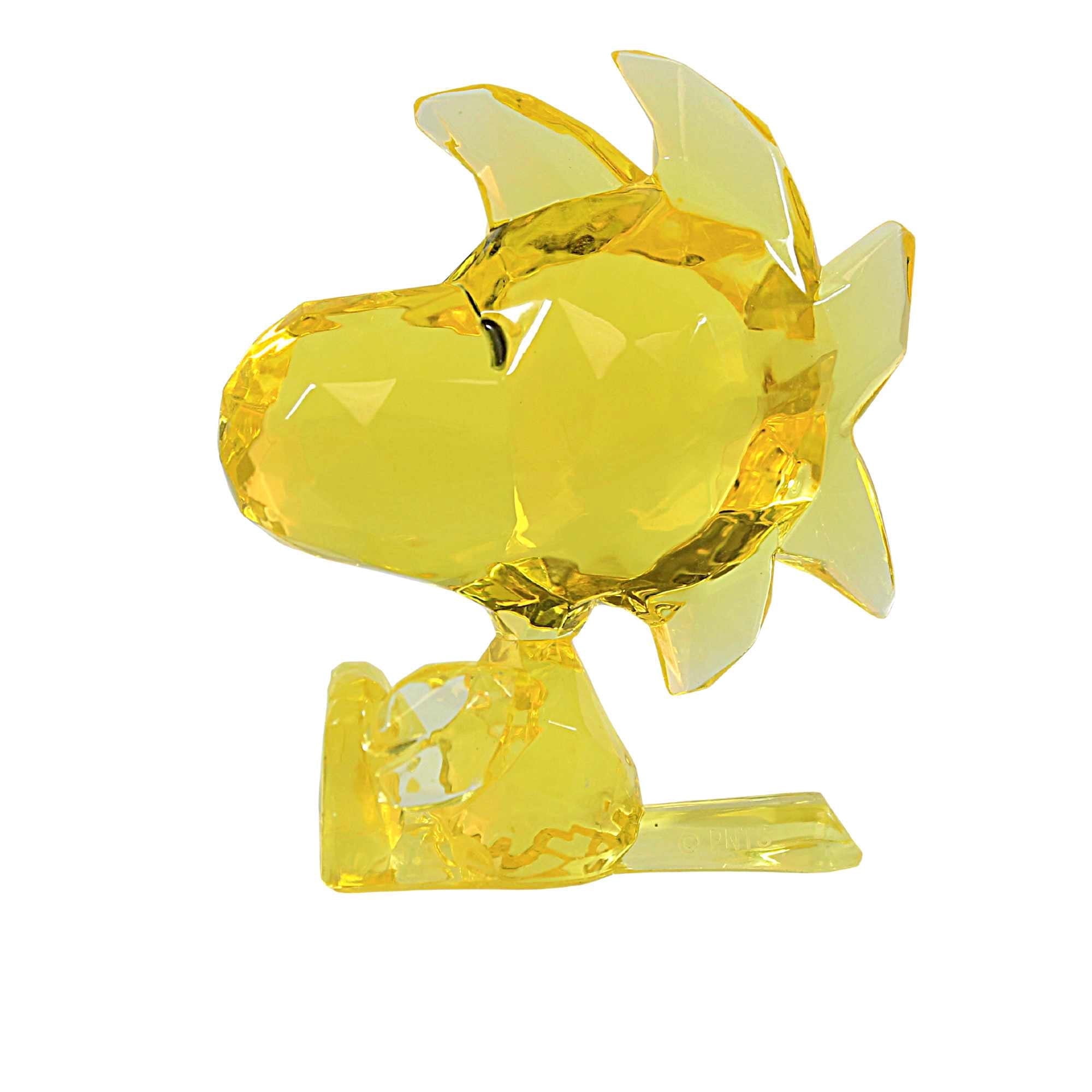 Enesco Woodstock Figurine - One Figurine 3.0 Inch, Acrylic - Faceted Peanuts Bird 6013694