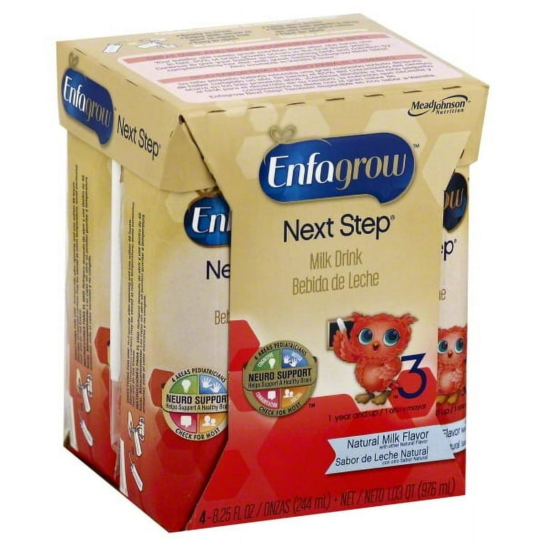 Enfagrow Next Step Liquid Toddler Formula, 8.25 oz Bottle (4) - Walmart.com Enfagrow Next Step Liquid Toddler Formula, 8.25 oz Bottle (4) - Walmart.com
