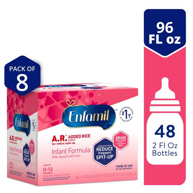 Enfamil A.R. Liquid Baby Formula, Reduces Reflux & Frequent SpitUp