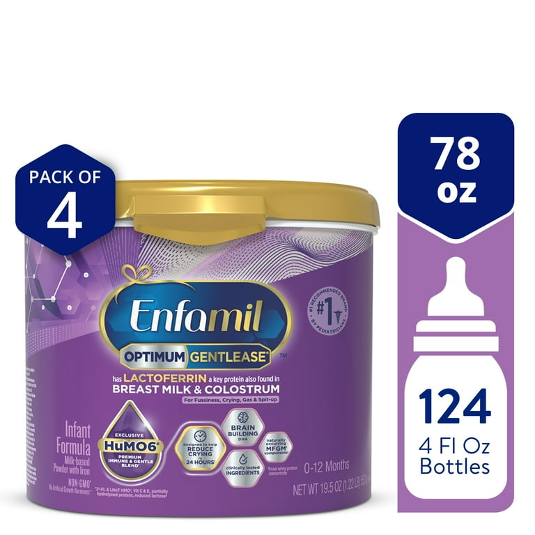 Enfamil Gentlease 粉ミルク 4缶セット Enfamil Gentlease 粉ミルク 0