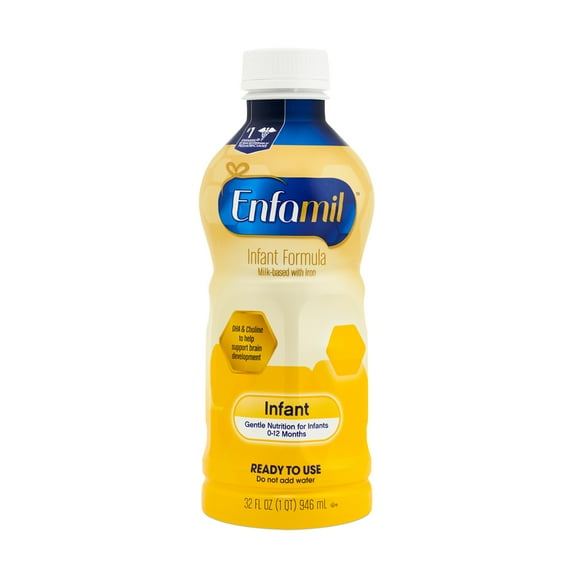 Enfamil Liquid Baby Formula with Iron, 32 fl oz Bottle