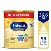 Enfamil NeuroPro Baby Formula, Brain Building Duo DHA & MFGM, Infant Formula Powder, 36.6 oz XL Value Can