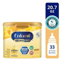Enfamil NeuroPro Baby Formula, Milk-Based Infant Nutrition, MFGM* 5-Year Benefit, Expert-Recommended Brain-Building Omega-3 DHA, Exclusive HuMO6 Immune Blend, Non-GMO, 20.7 oz​