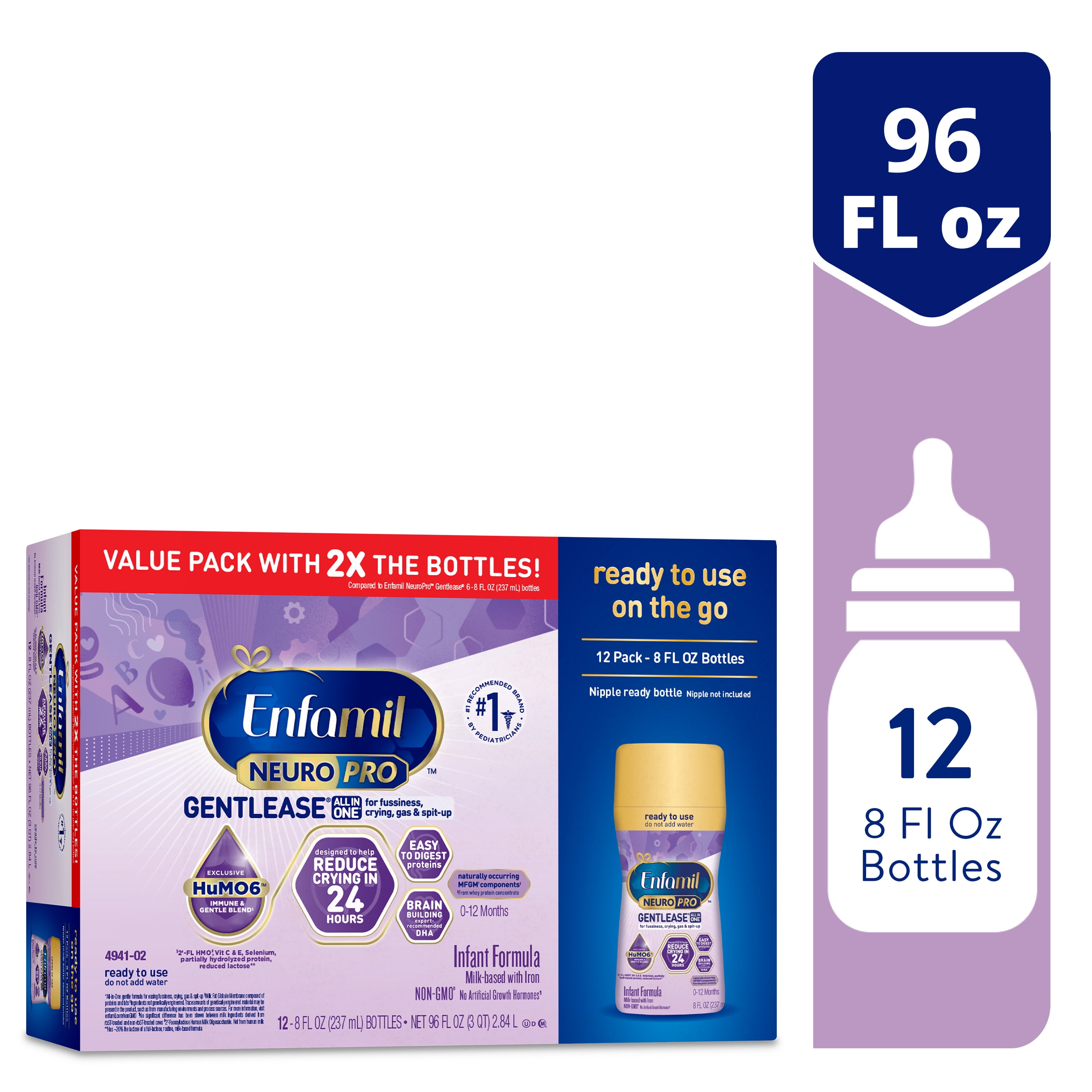 Enfamil gentlease 8 oz deals bottles