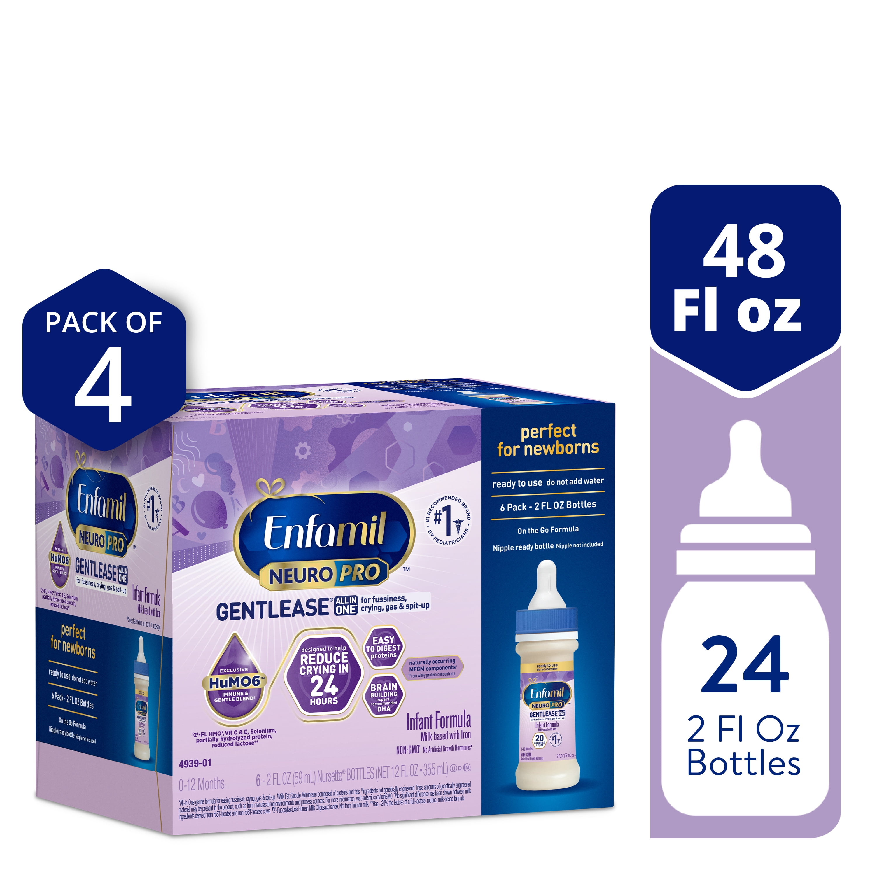 Enfamil NeuroPro Gentlease Liquid Baby Formula, For Premium