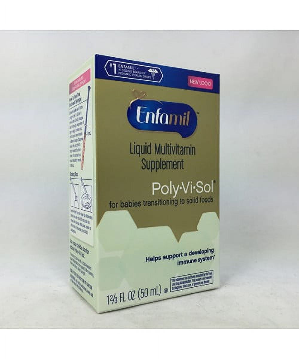 Enfamil Poly-Vi-Sol Drops with Dropper, 50mL - Walmart.com
