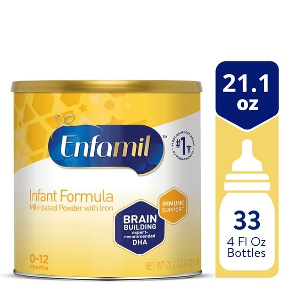 Enfamil Infant Powder Baby Formula with Iron, 21.1 oz Can