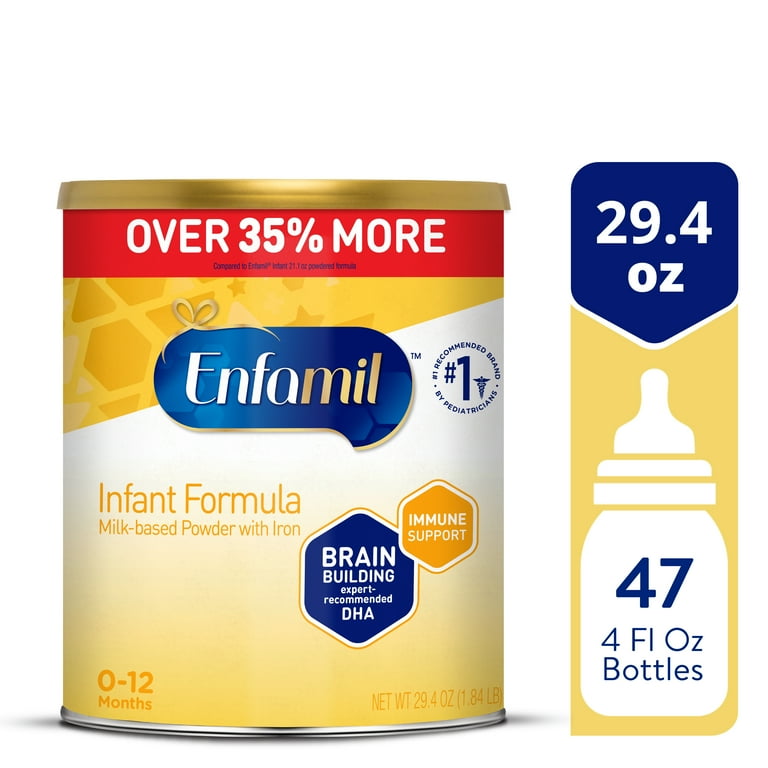 With Iron Infant Powder Enfamil 12.5 Oz Walmart Enfamil Premium
