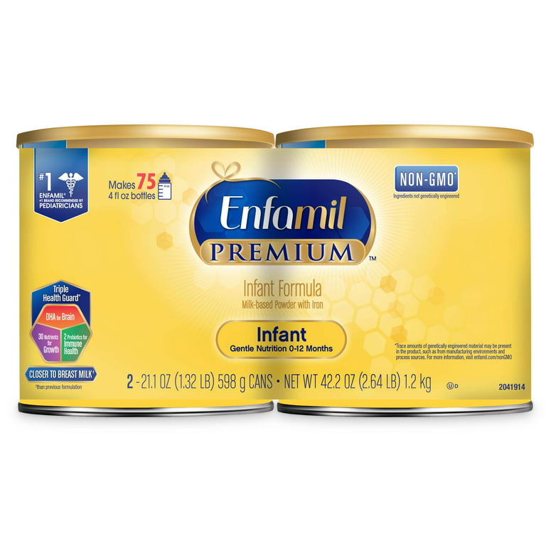 Enfamil Premium Infant Formula Powder (21.1 oz, 2 pack)