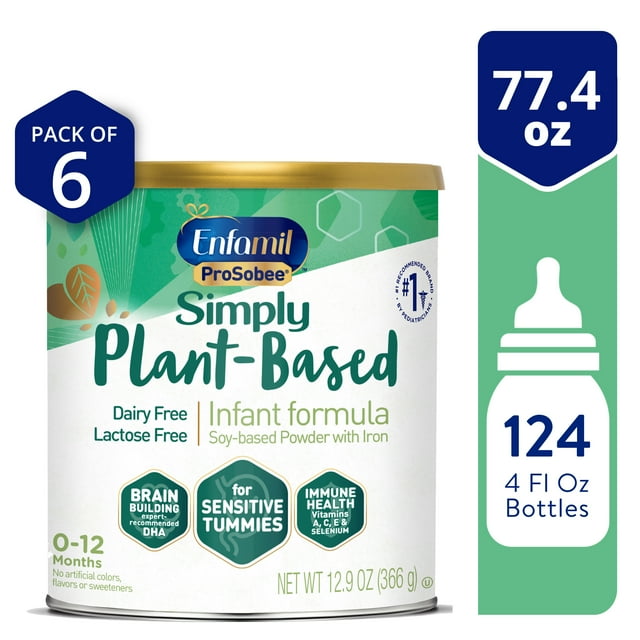 Enfamil ProSobee SoyBased Powder Baby Formula, for Sensitive Tummies