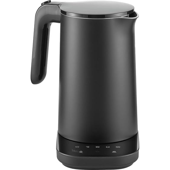 Enfinigy Cool Touch 1-Liter Electric Kettle, Cordless Tea Kettle & Hot Water - Silver
