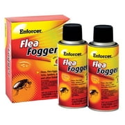 Enforcer 2-Pack Flea Fogger, Kills Fleas, Ticks, and Other Pests