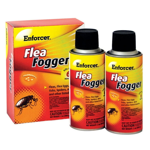 Enforcer 2Pack Flea Fogger, Kills Fleas, Ticks, and Other Pests