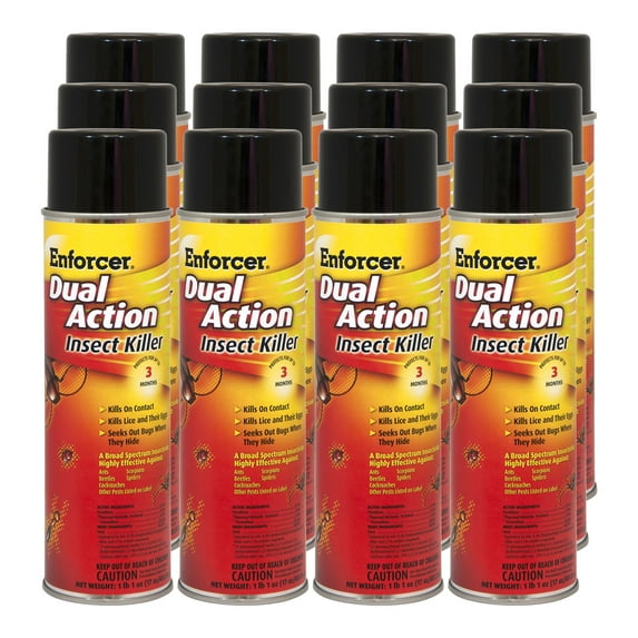 Enforcer Dual Action Insect Killer - 17 oz (Case of 12) - 1047651 - Protects For Up to 3 Months