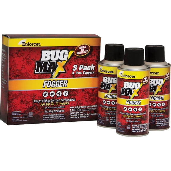 Enforcer EBMFOG2 3-Count BugMax Fogger, 2-Ounce