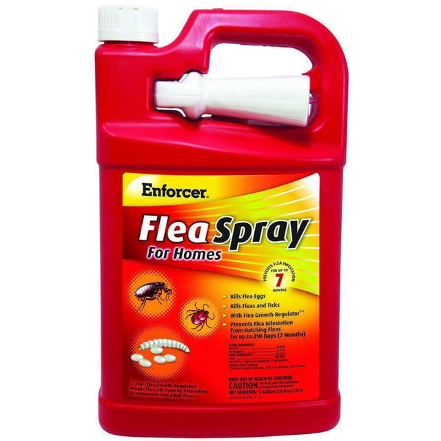 View of Enforcer Indoor Flea and Tick Killer Spray for Household Furniture and ...
