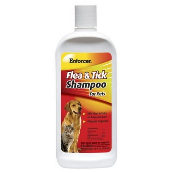 Enforcer Products EPS16 Flea & Tick Shampoo for Pets - 16 oz