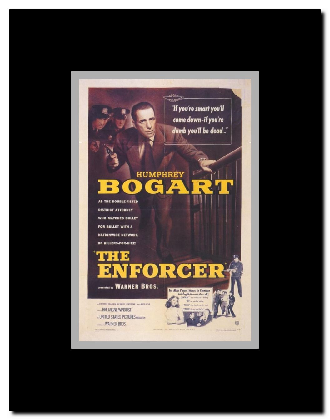 Enforcer The Framed Movie Poster