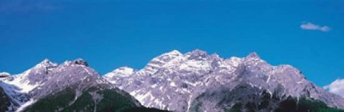 Engadin Switzerland Canvas Art - Panoramic Images (18 x 6)