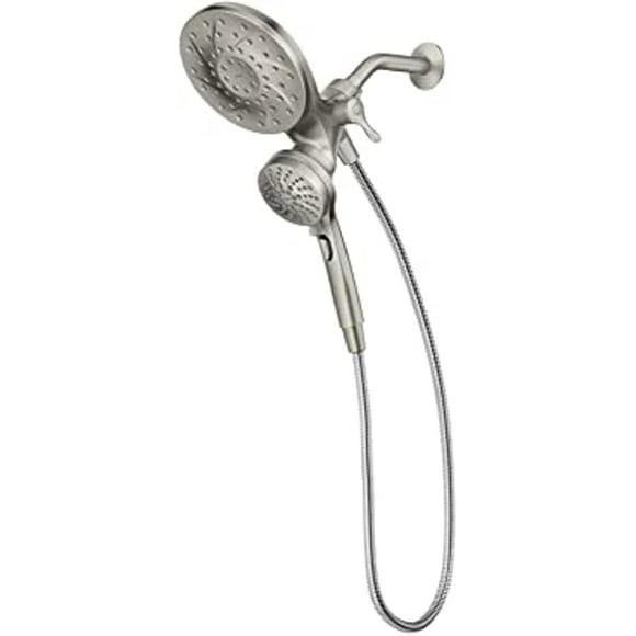 Engage 2.5 GPM Handheld Showerhead and Rain Shower 2-in-1 Combo Featuring Magnetic Docking System and Metal Hose, Chrome