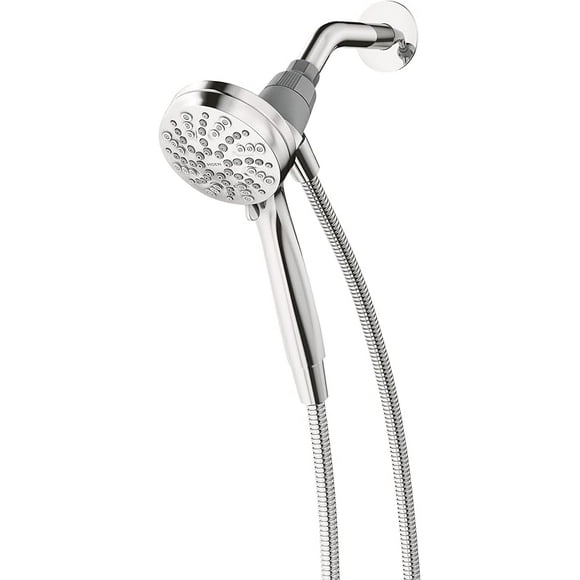 Engage Magnetix Chrome Eco-Performance 3.5-Inch Six-Function Detachable Handheld Showerhead with Magnetic Docking System, 26100EP