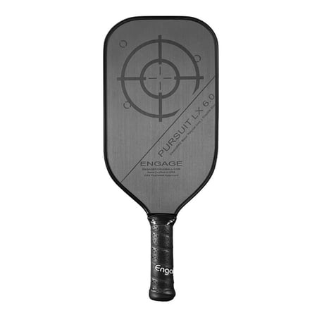 Engage Pickleball Pursuit LX 6.0 Pickleball Paddle - Graphite Pickleball Paddle with Black Core - USAPA Approved - Made in USA