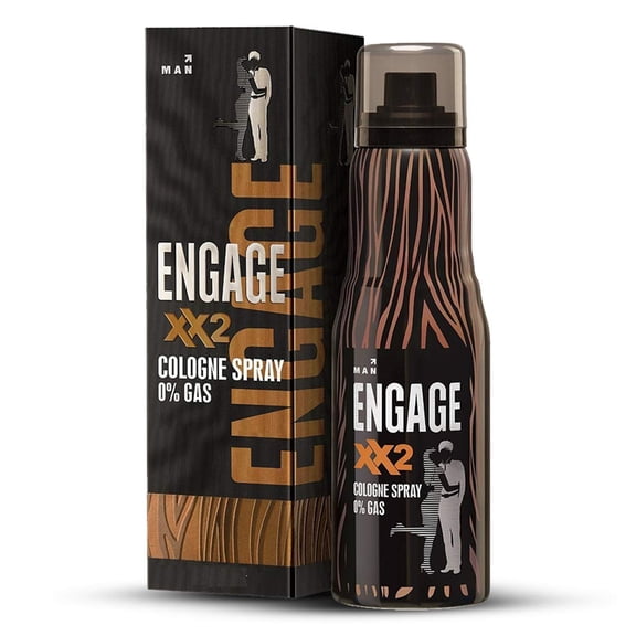 Engage XX2 Cologne No Gas Perfume for Men, Spicy and Citrus, Skin Friendly, 135ml