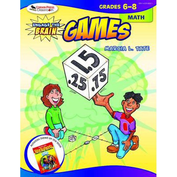 Pre-Owned Engage the Brain: Games: Math: Grades 6-8 (Paperback) 1412959268 9781412959261