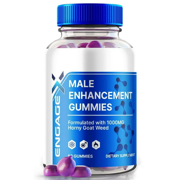 EngageX Gummies, Engage X Gummy Performance Support, Engaged X All Natural Supplement, EngagedX Maximum Strength Formula Vitamin Pills for Power And Energy, EngageX Reviews (60 Gummies)