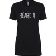 thumbnail image 1 of Engaged AF Womens crewneck tee, 1 of 2