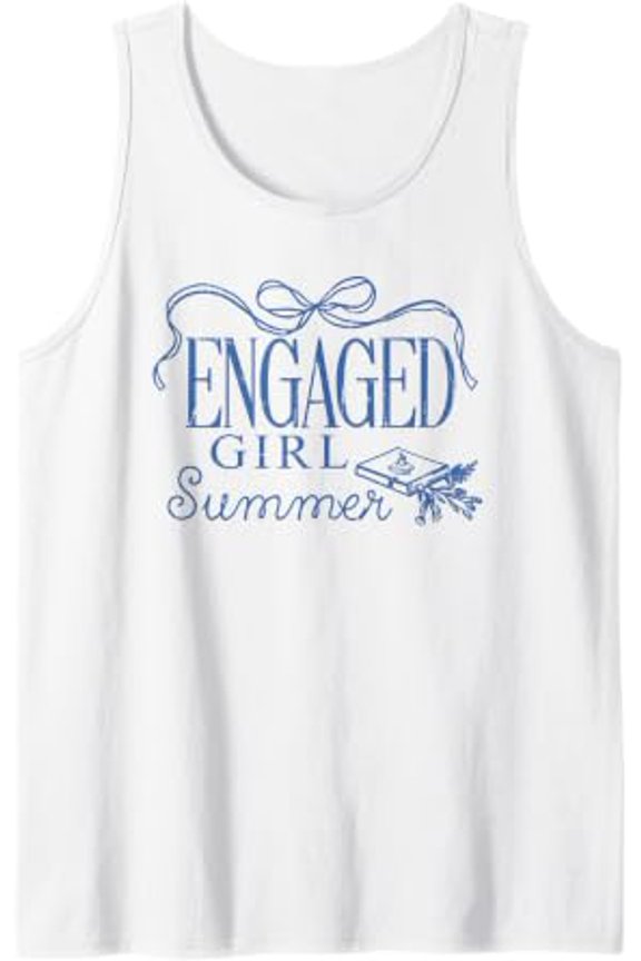 Engaged Bride To Be Future Mrs Tank Top Size S-3XL