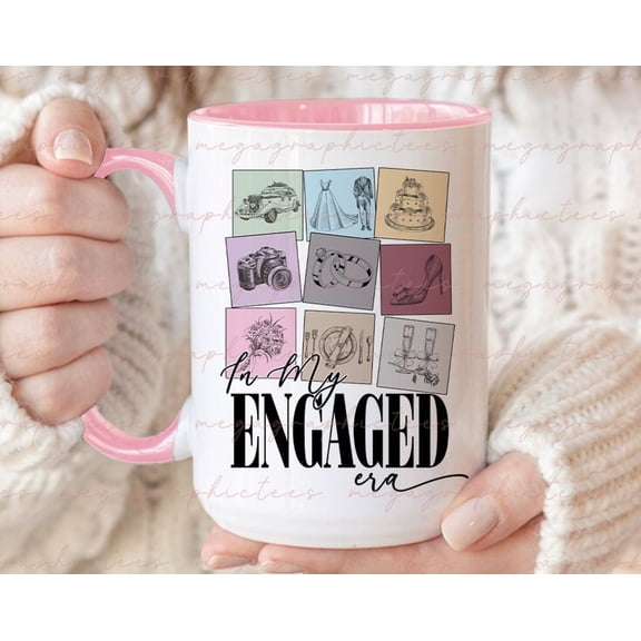 Engaged Mug Engaged Announcement Mug Engaged Era Mug Engagement Gifts 001881