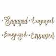 thumbnail image 1 of Engaged Sign Unfinished Wood Cutout Home Decor DIY Option 4- 24" Wide / 1/2", 1 of 3