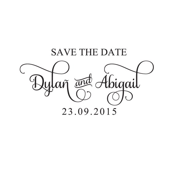 Engagemant Gift Wedding Invitation Custom Stamp Self Inking Personalized Rubber Stamp Printtoo
