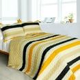 thumbnail image 1 of Engagement 3PC Vermicelli-Quilted Patchwork Quilt Set (Full/Queen Size), 1 of 4