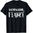 thumbnail image 1 of Engagement Boyfriend Fiance T-Shirt Married Man Wedding T-ShirtMen and women, Black T-shirt, size: Extra large, 1 of 4