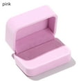thumbnail image 1 of Engagement Exquisite Wedding Storage Box Couple Double Ring Box Display Box Velvet Jewelry Case PINK, 1 of 8