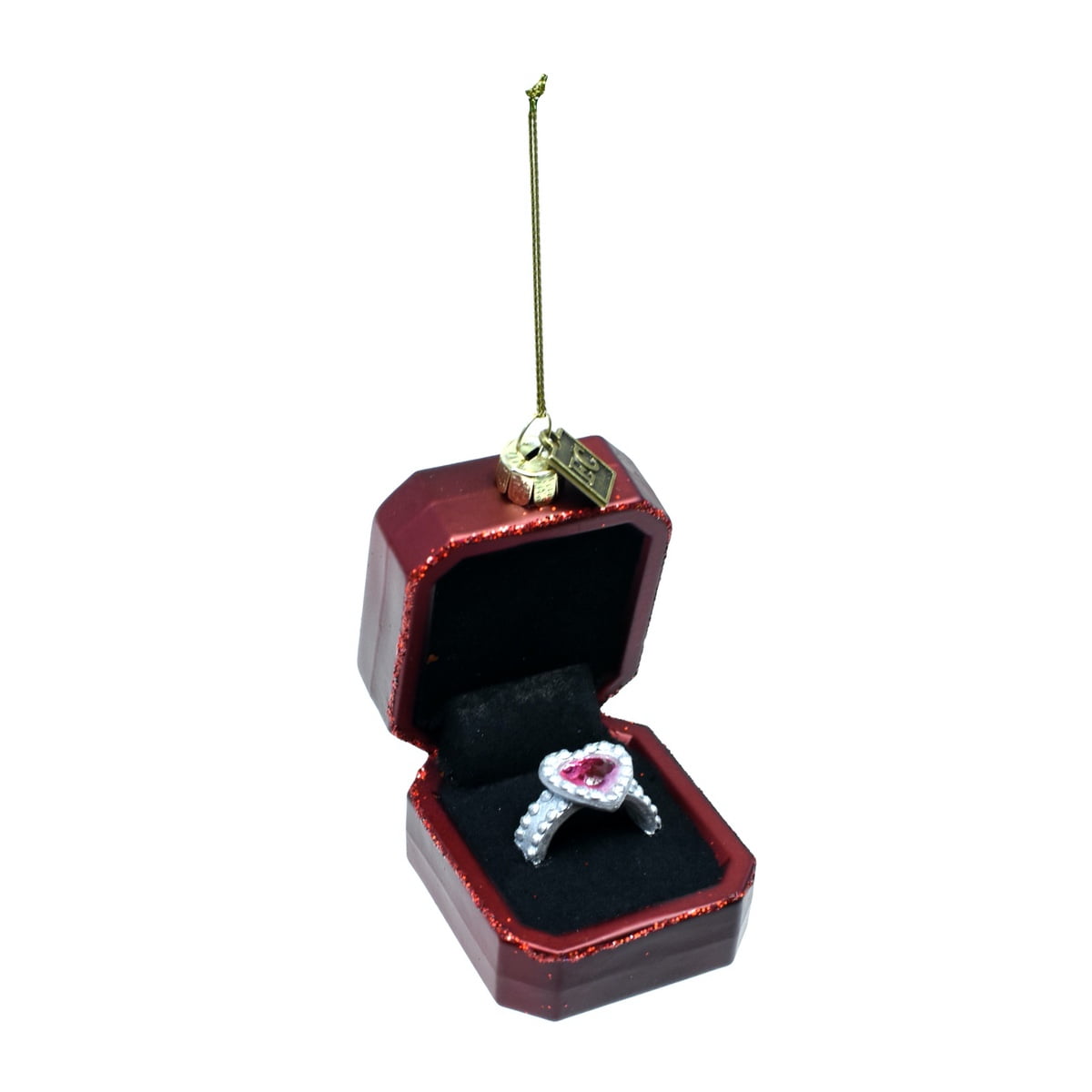 TreasureGurus Engagement Ring Christmas Tree Ornament - Thumbnail 5