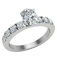thumbnail image 1 of Engagement Rings For Women - Oval Cut 18K White Gold 1.20 CT (E,VS) GIA Certificate, 1 of 7