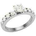 thumbnail image 1 of Engagement Rings For Women - Round Brilliant 14K White Gold 1.20 CT (K,I2) GIA Certificate, 1 of 7