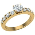 thumbnail image 1 of Engagement Rings For Women - Round Brilliant 18K Gold 1.20 CT (D,VS) GIA Certificate, 1 of 7