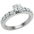 thumbnail image 1 of Engagement Rings For Women - Round Brilliant 18K White Gold 1.20 CT (D,VVS) GIA Certificate, 1 of 7