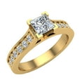 thumbnail image 1 of Engagement Rings Princess Cut Diamond Rings for Women 14K Gold 3/4 CT TW (F,VS1), 1 of 5